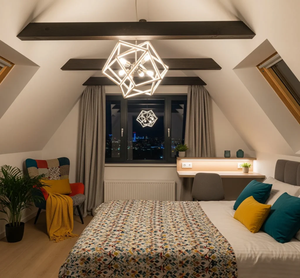attic bedroom aesthetic