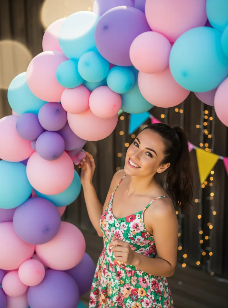 balloon garland diy