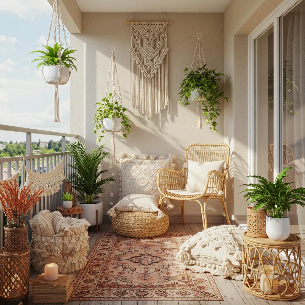 boho balcony ideas