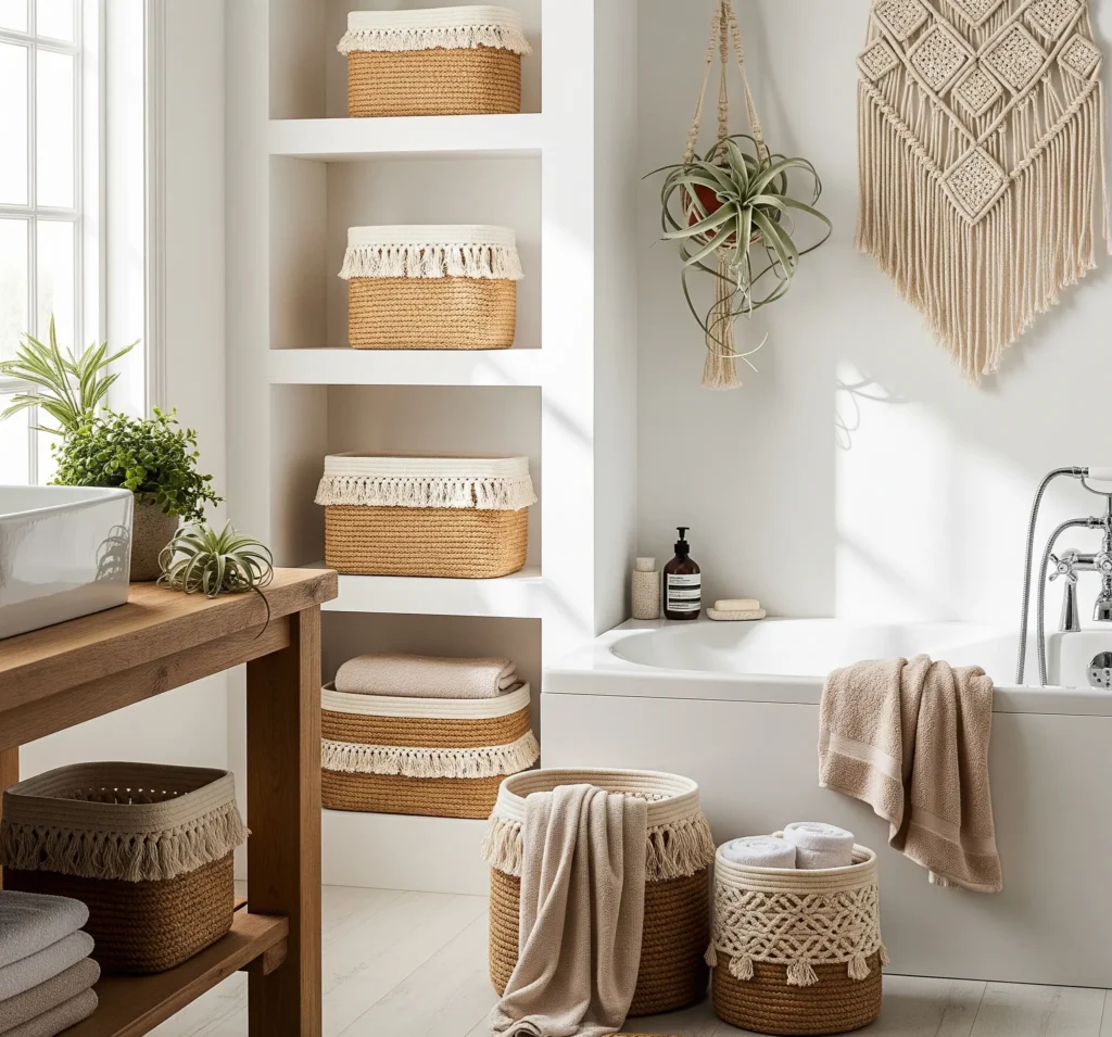 boho bathroom accessories