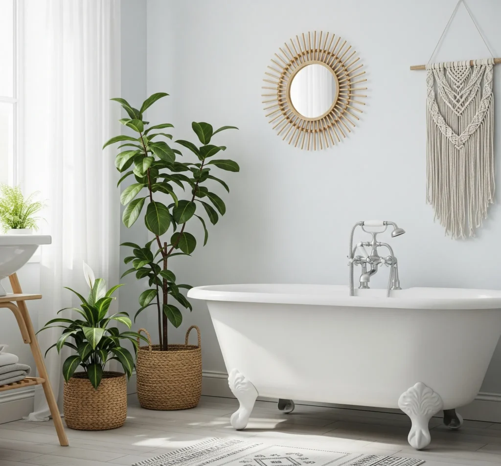 boho bathroom decor