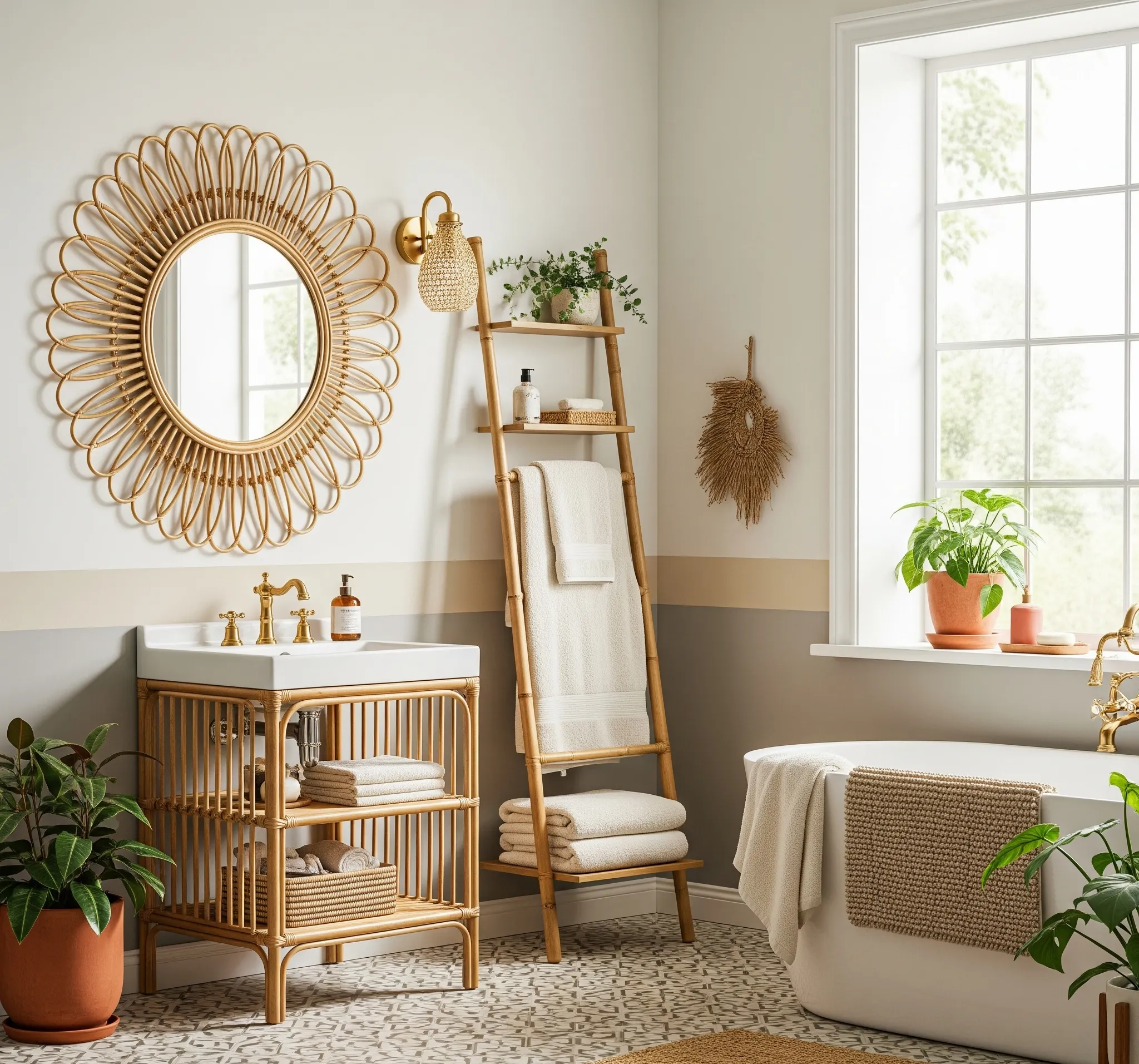 boho bathroom ideas