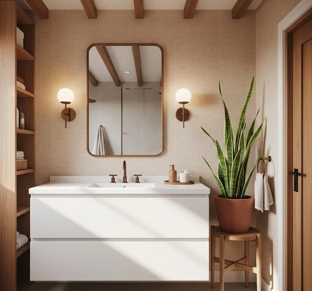 boho bathroom vanity