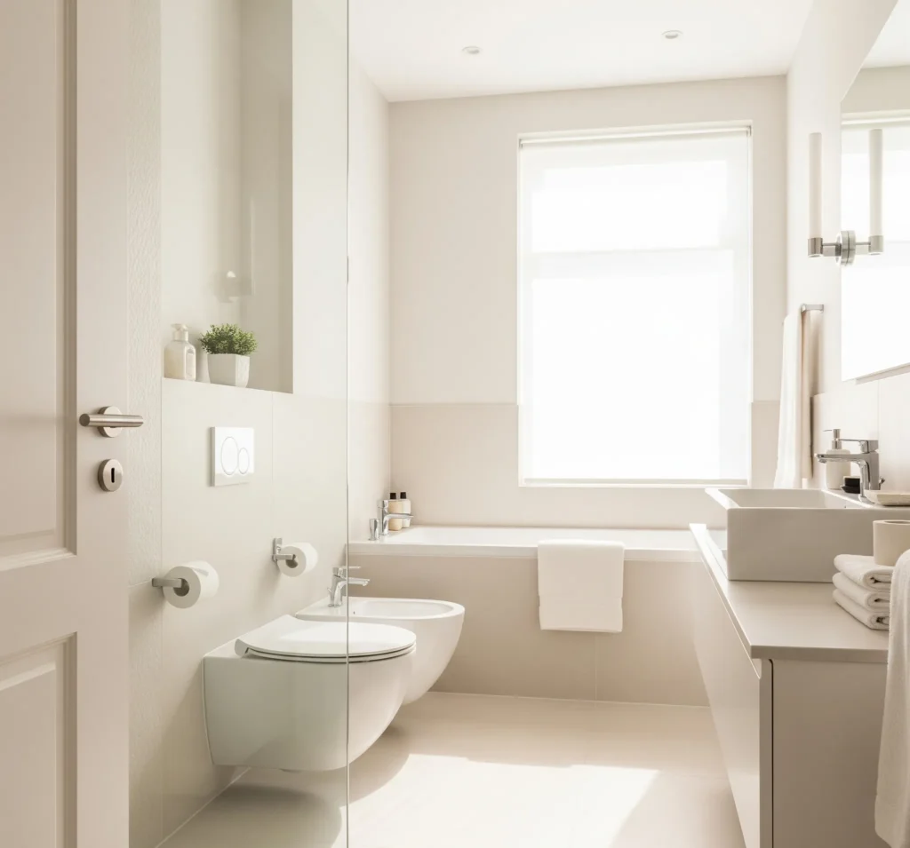 Immersive Interiors: The Art of Color Drenching Your Home color drenching bathroom