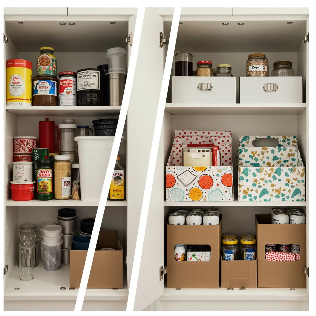 diy cabinet organizer