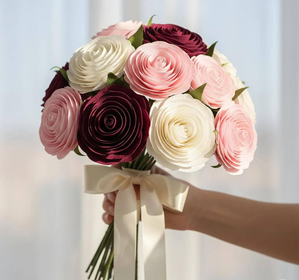 How to Make Paper Flowers That Look Real (3 Easy Templates Inside!) diy giant paper flowers