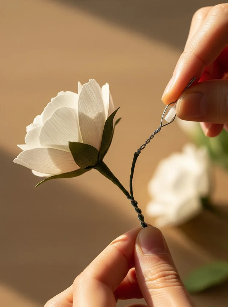 How to Make Paper Flowers That Look Real (3 Easy Templates Inside!) flower paper craft