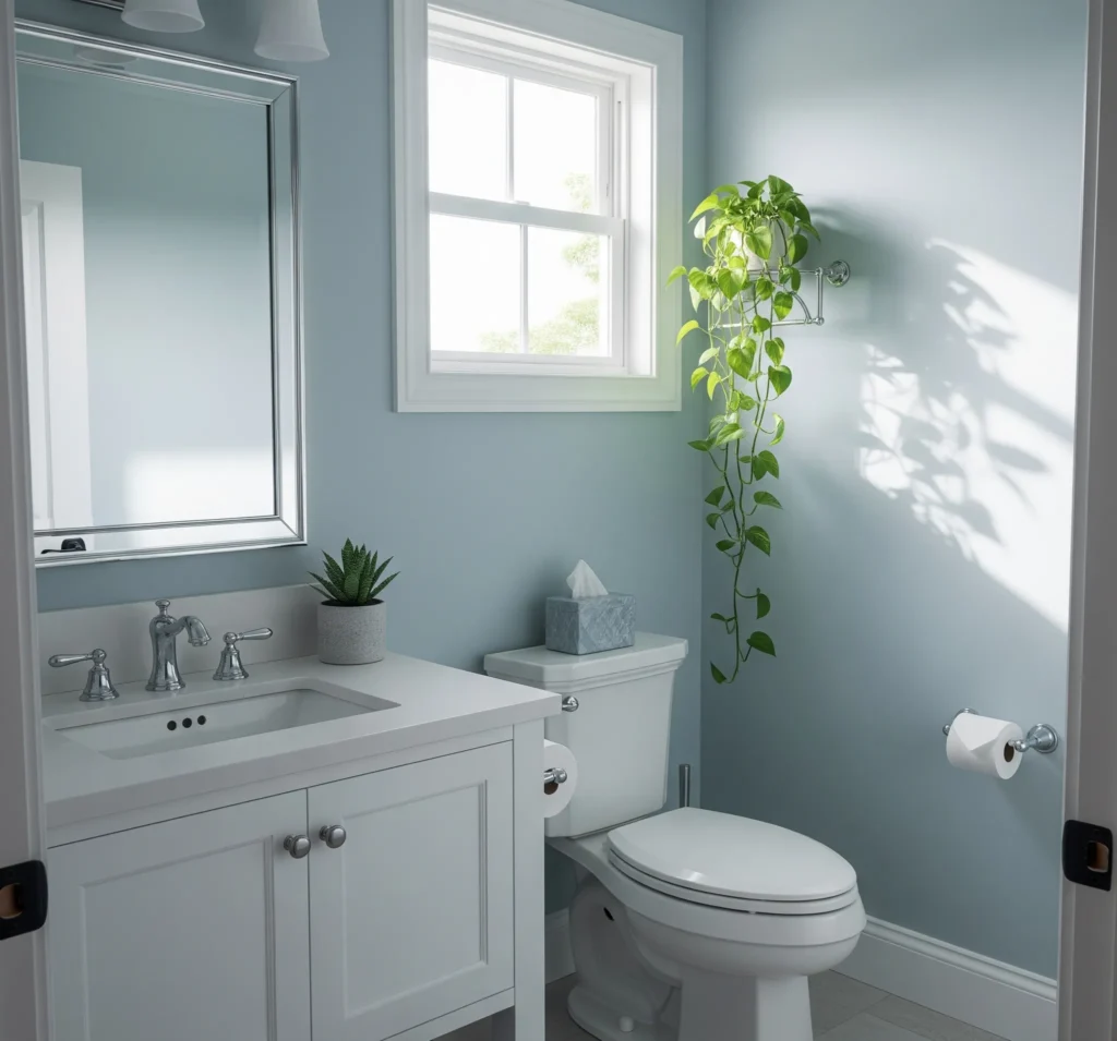half bathroom decor