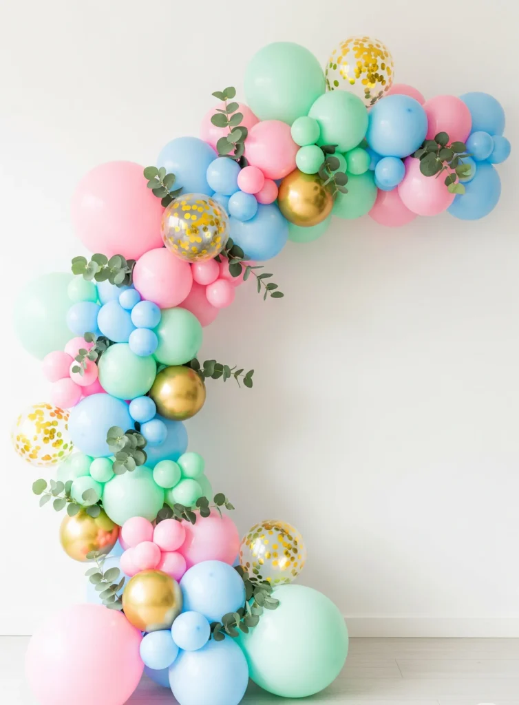 how to make a balloon arch outside