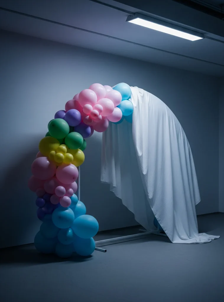 how to make a balloon arch stand