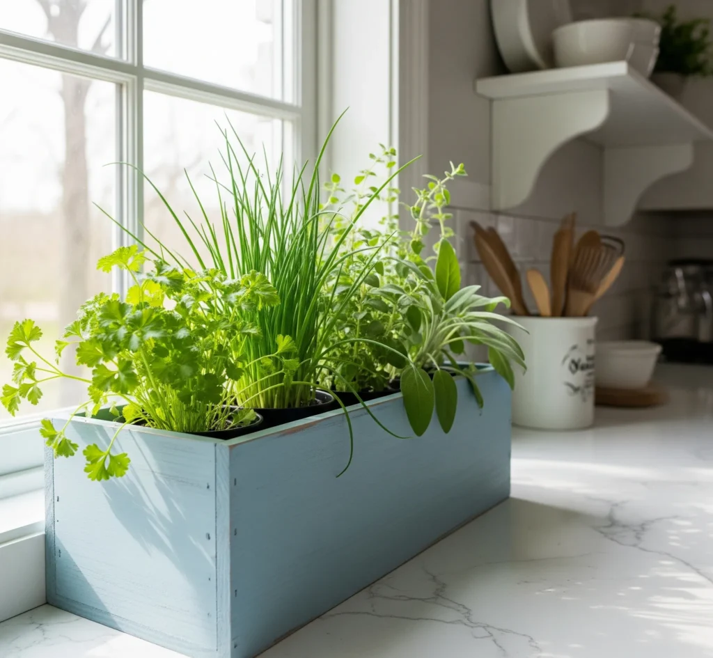 kitchen herb garden window