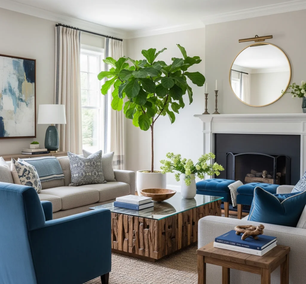 living room wall decor designs