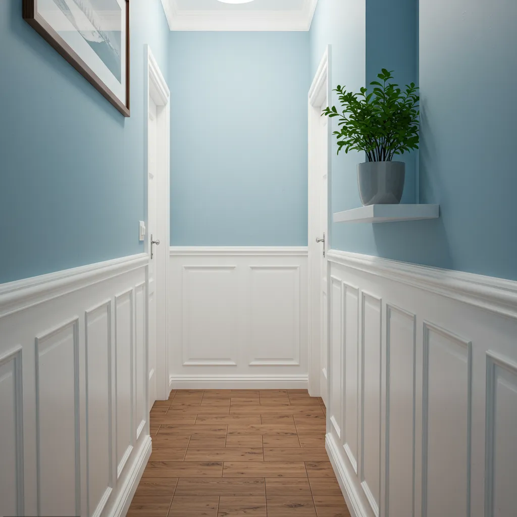 minimalist hallway