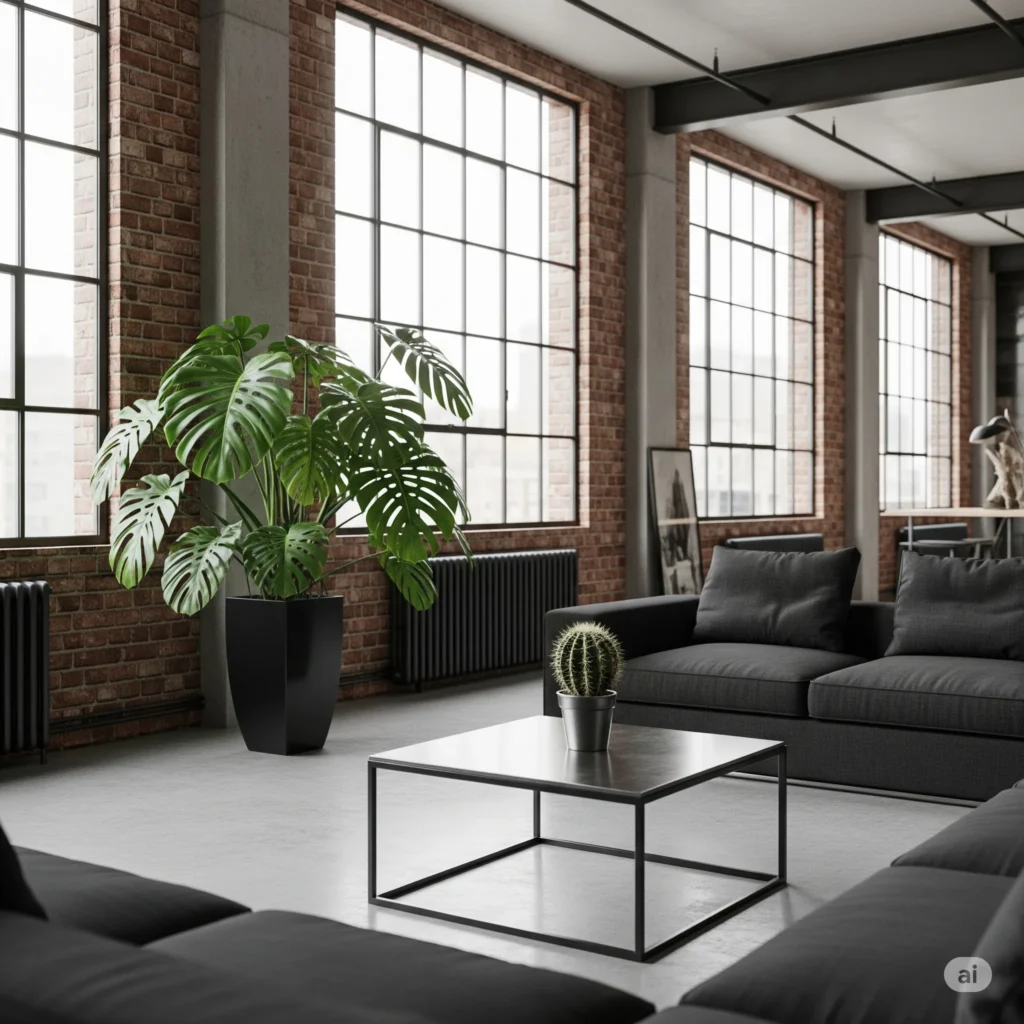 rustic industrial decor