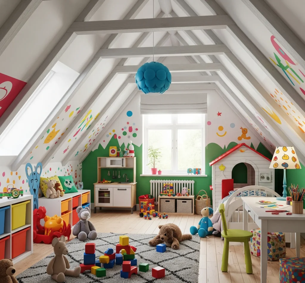 small attic bedroom ideas slanted walls low ceilings