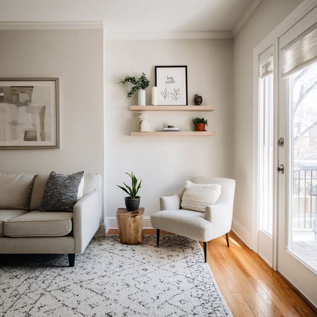 wall decor living room converted