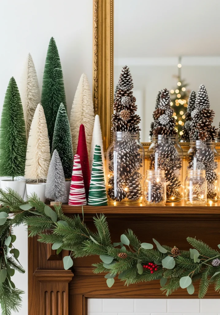 How to Style a Stunning Budget Christmas Mantel: 9 ideas affordable holiday mantel decorations