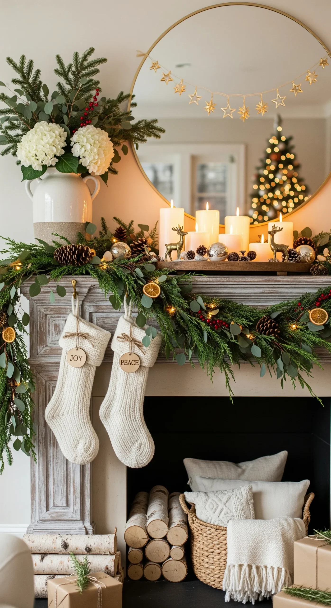 christmas mantel ideas
