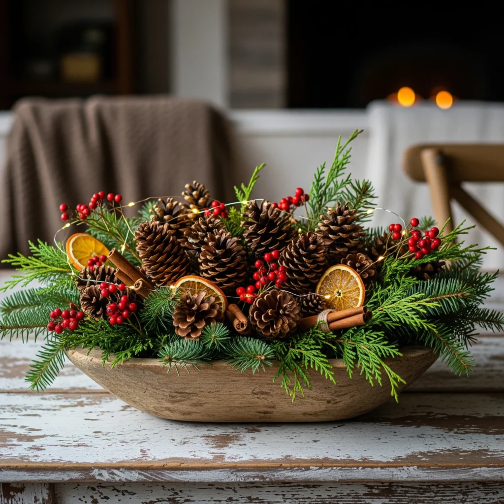 7 DIY Winter Centerpieces You Can Make With Things You Already Own diy winter centerpiece