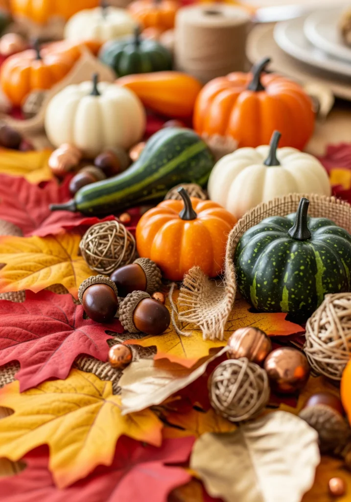 How to Style a Thanksgiving Tablescape Like a Pro (With Dollar Store Hacks!) dollar store thanksgiving decor