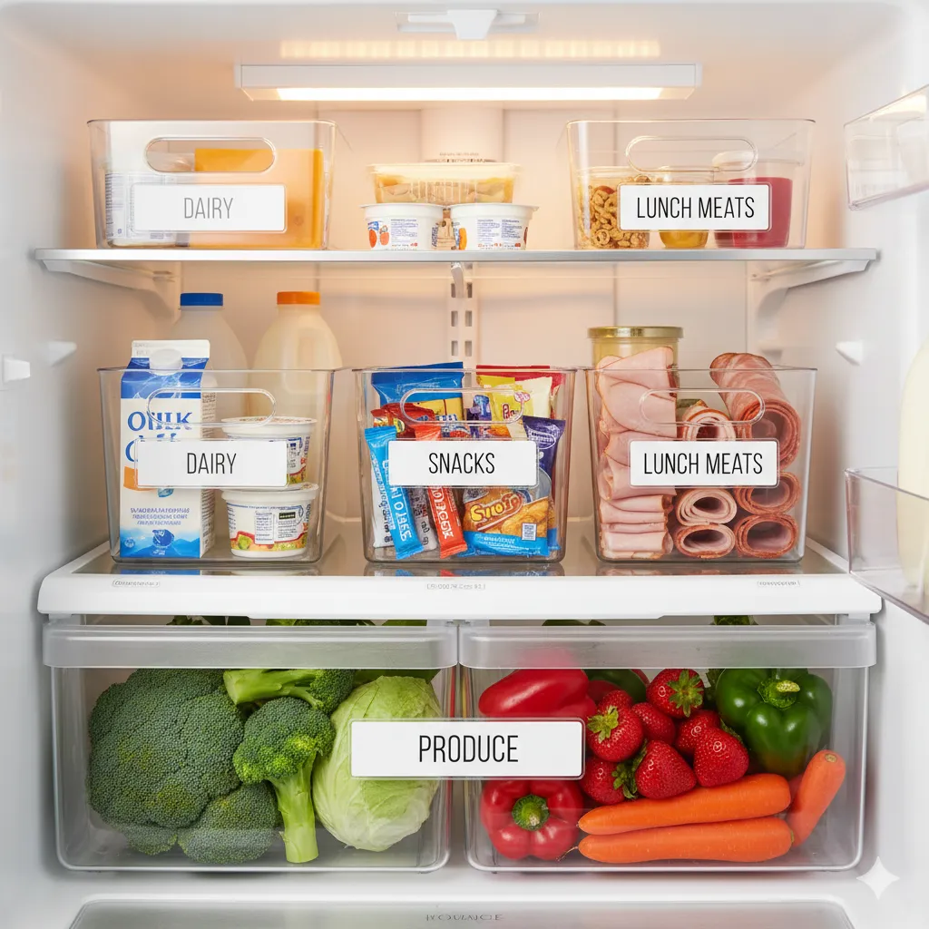 25 Fridge & Freezer Organization Ideas That Actually Work (No More Mess!) fridge organization ideas