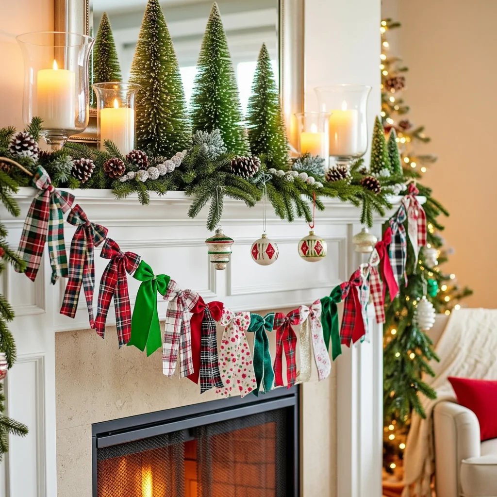 How to Style a Stunning Budget Christmas Mantel: 9 ideas holiday mantel styling