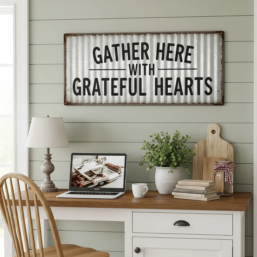 metal wall decor for kitchen