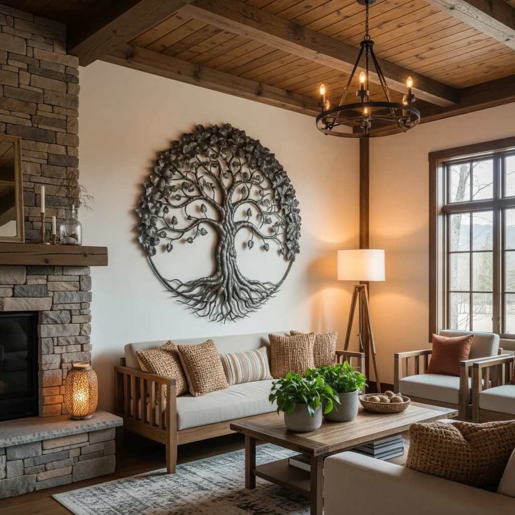 metal wall decor for living room