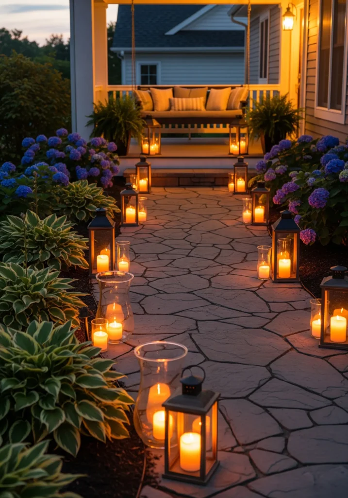 11 Front Porch Decor Ideas for a Warm Thanksgiving Welcome porch lanterns fall decor