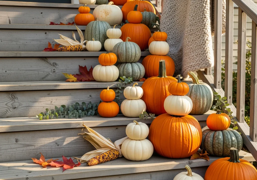 pumpkin porch decoration