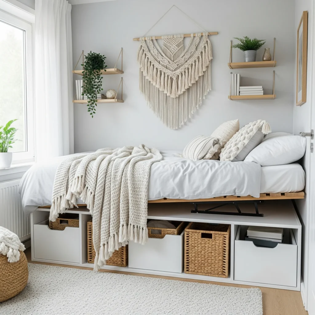 11 Small Bedroom Ideas That Instantly Create More Space storage ideas for small bedrooms