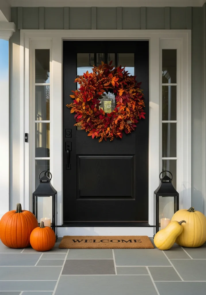 11 Front Porch Decor Ideas for a Warm Thanksgiving Welcome thanksgiving outdoor decorations