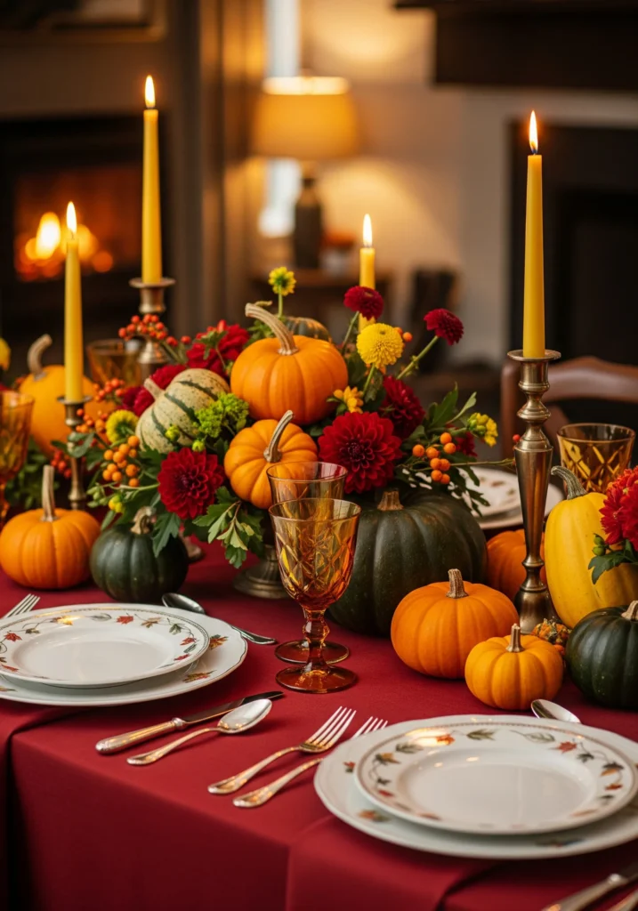 12 Cozy & Elegant Thanksgiving Table Setting Ideas Guests Will Love thanksgiving table setting ideas