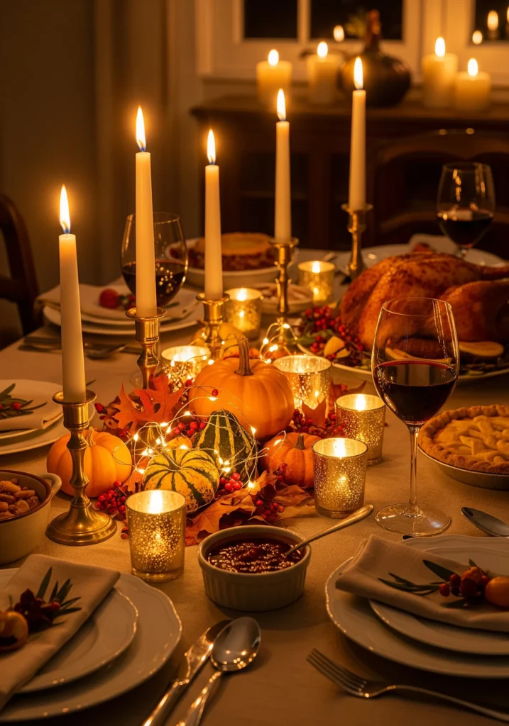 How to Style a Thanksgiving Tablescape Like a Pro (With Dollar Store Hacks!) thanksgiving table settings