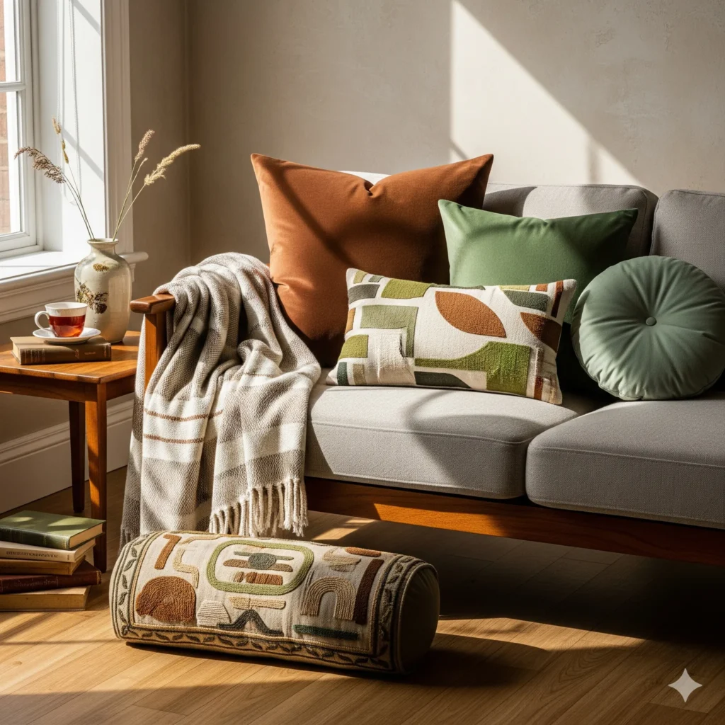 thrifted home decor living room