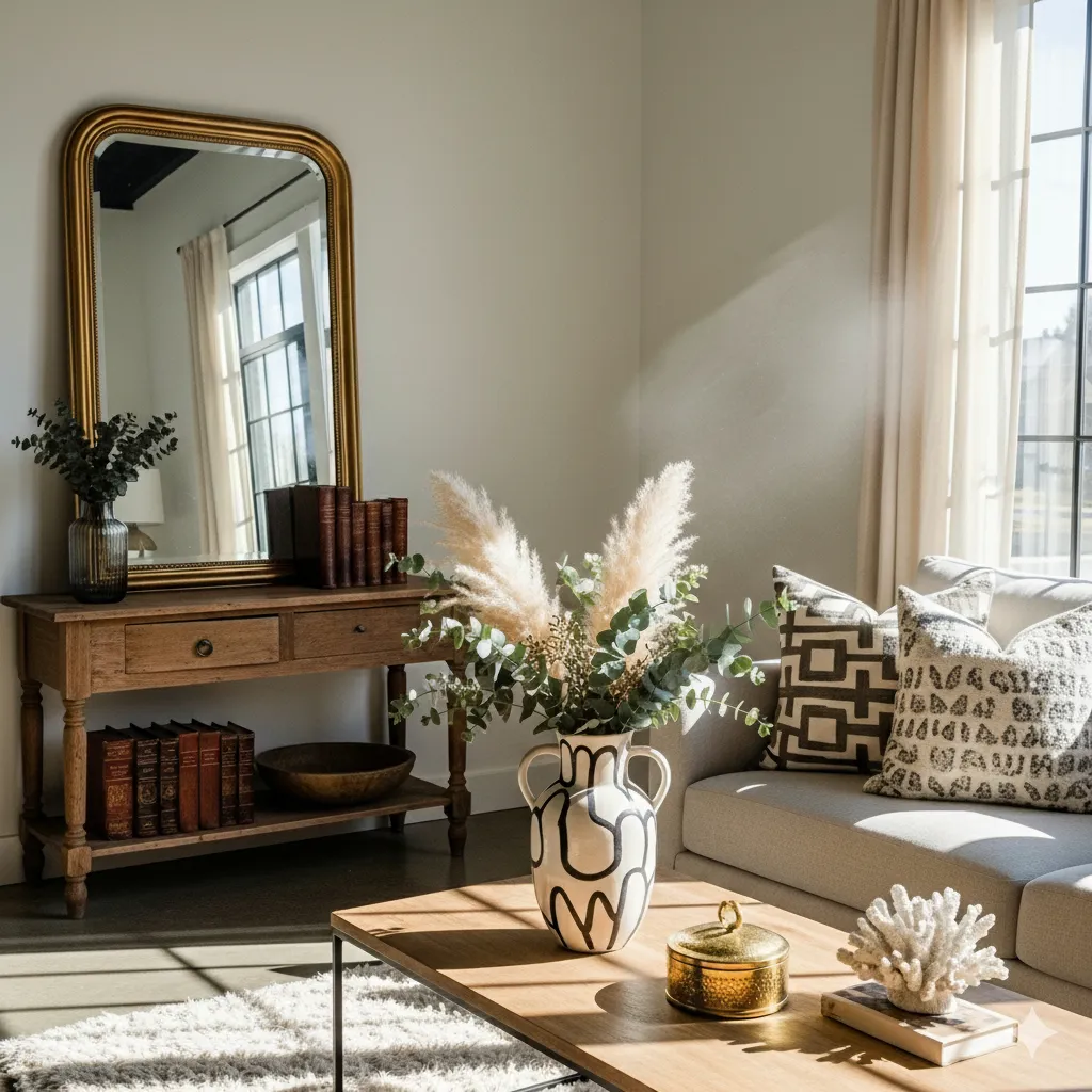thrifted home decor vintage