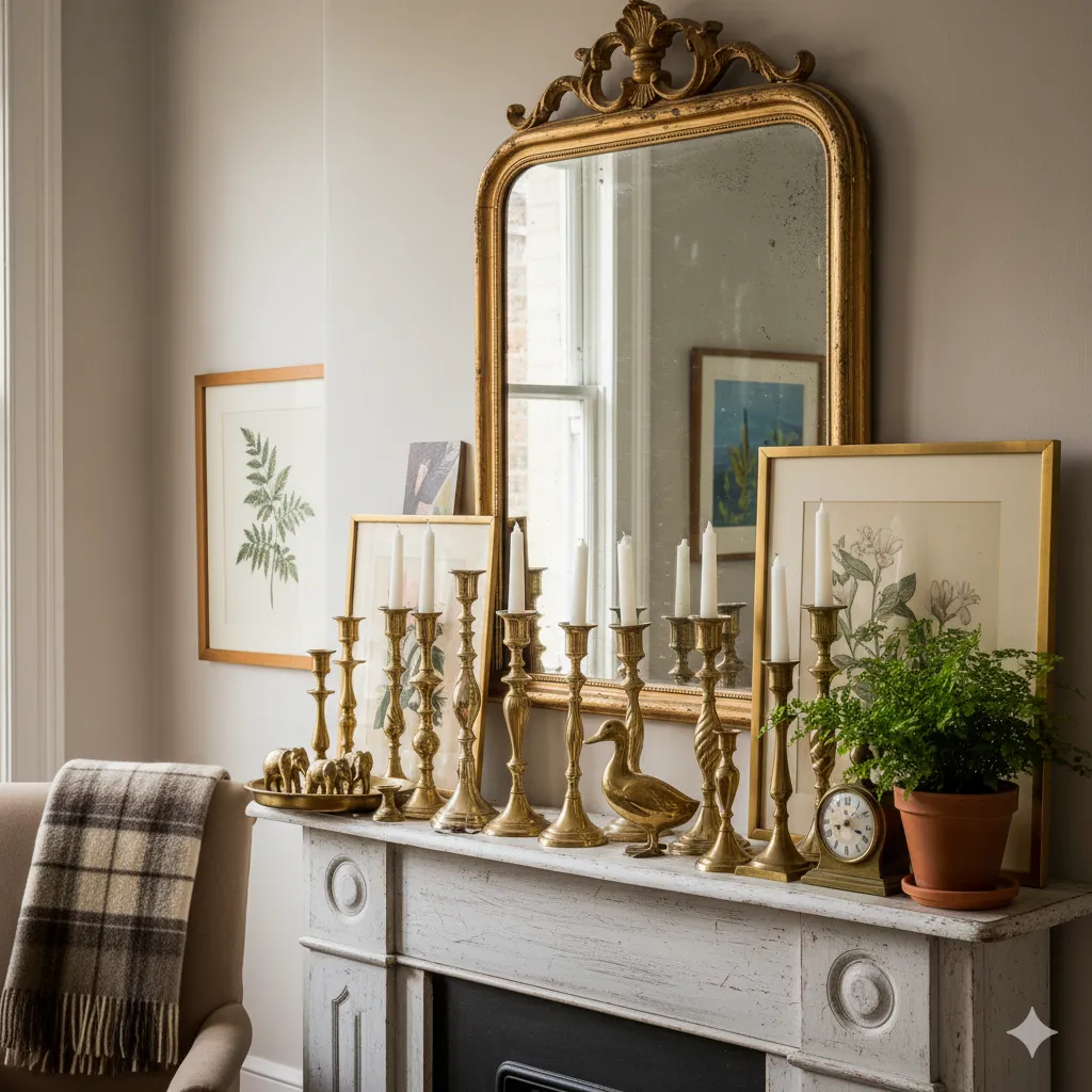 thrifted home decorations