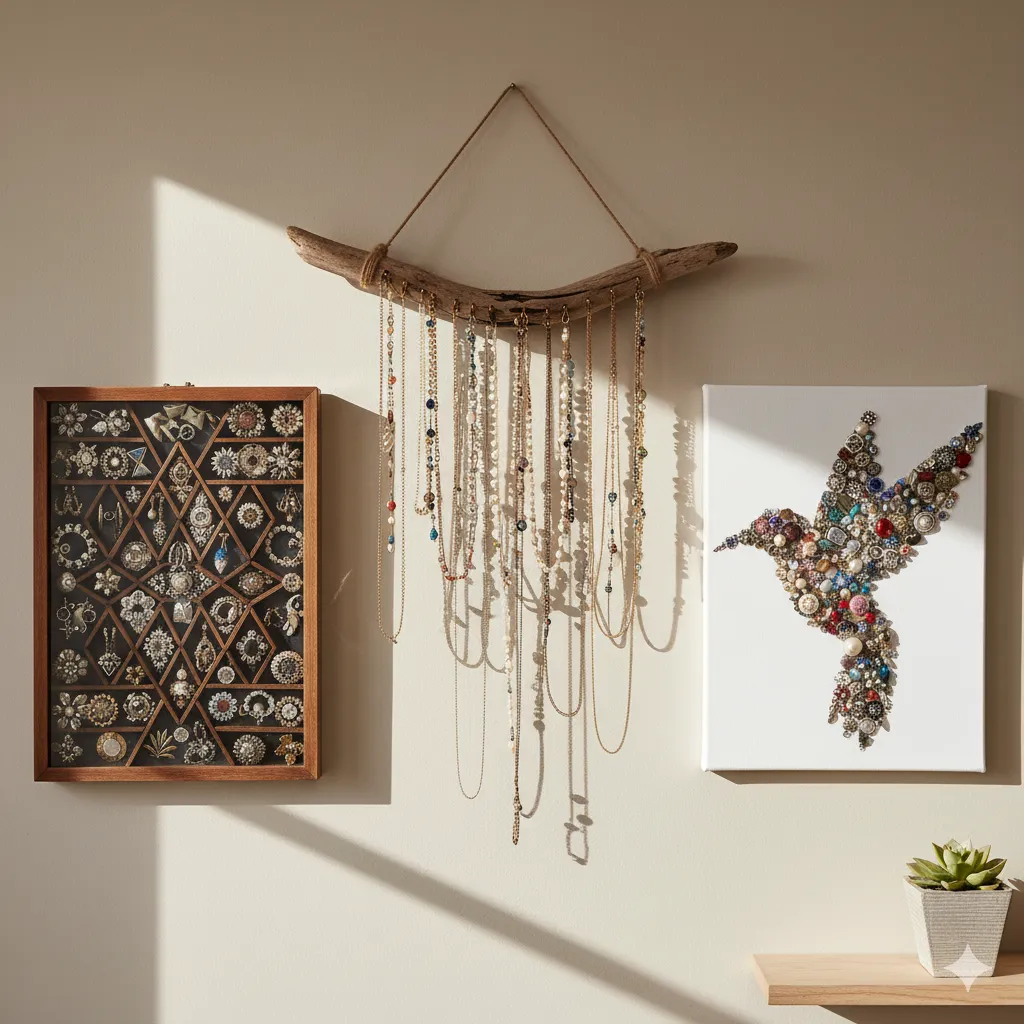 16 DIY Wall Art Ideas Made from Thrifted Materials (Budget-Friendly DIY Decor) budget wall art