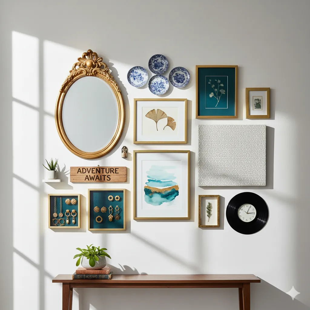 16 DIY Wall Art Ideas Made from Thrifted Materials (Budget-Friendly DIY Decor) cheap diy wall decor ideas