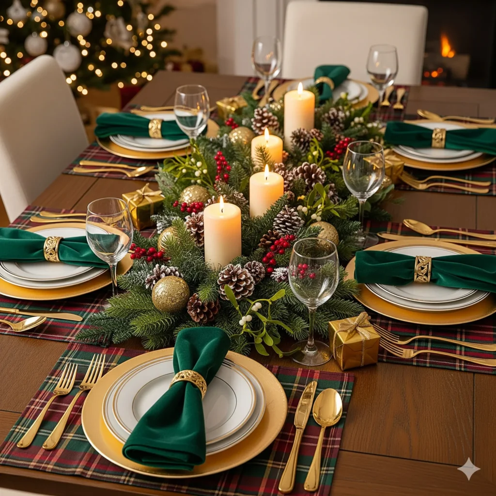 christmas table settings ideas