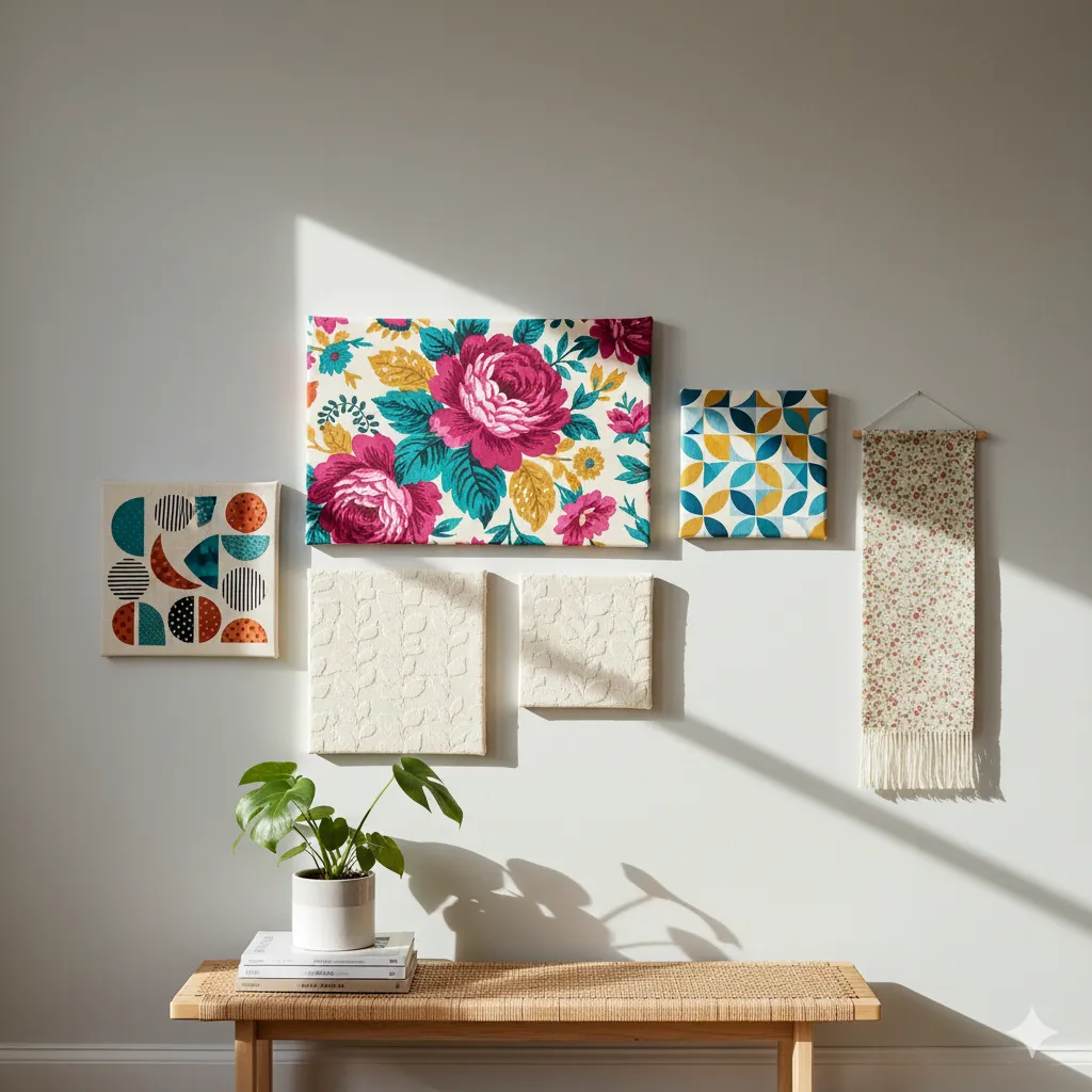 16 DIY Wall Art Ideas Made from Thrifted Materials (Budget-Friendly DIY Decor) diy canvas wall art