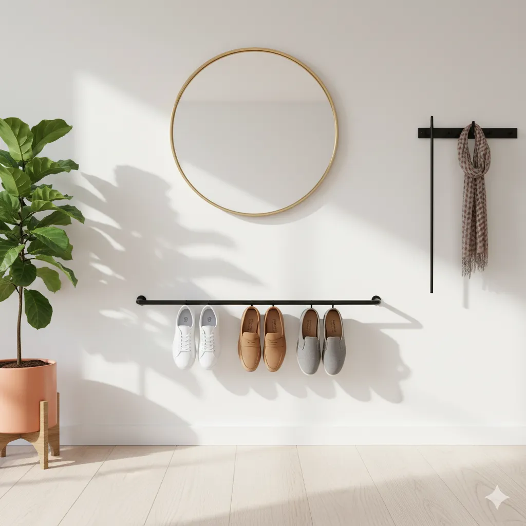 hallway shoe storage