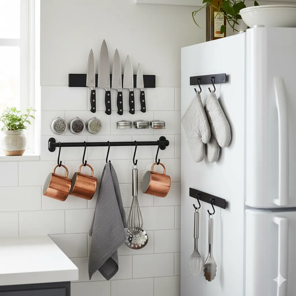 15 Genius Small Kitchen Storage Ideas To Transform Your Space kitchen wall storage