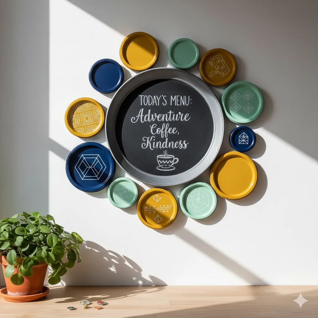 16 DIY Wall Art Ideas Made from Thrifted Materials (Budget-Friendly DIY Decor) rustic wall art decor