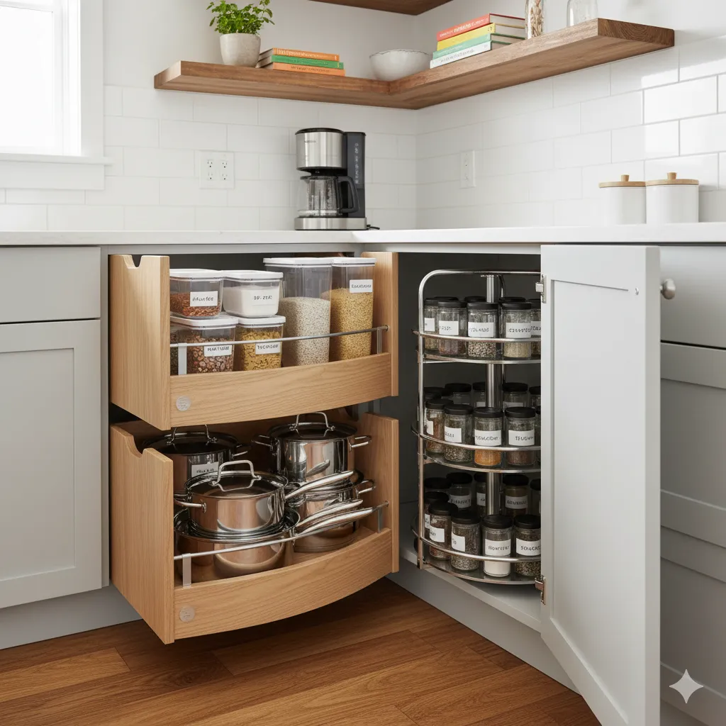 15 Genius Small Kitchen Storage Ideas To Transform Your Space small kitchen storage solutions