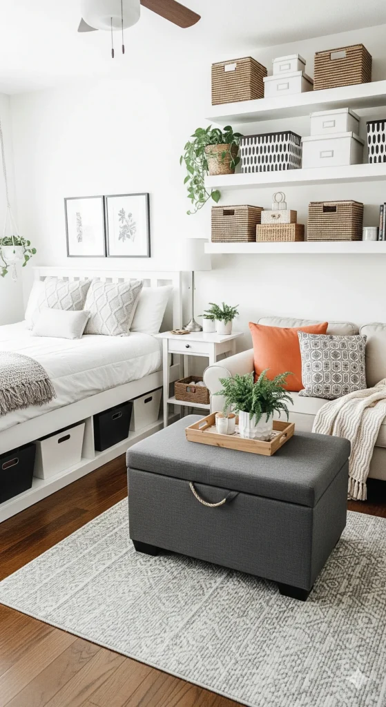 12 Genius Studio Apartment Hacks You’ll Wish You Tried Sooner small space hacks