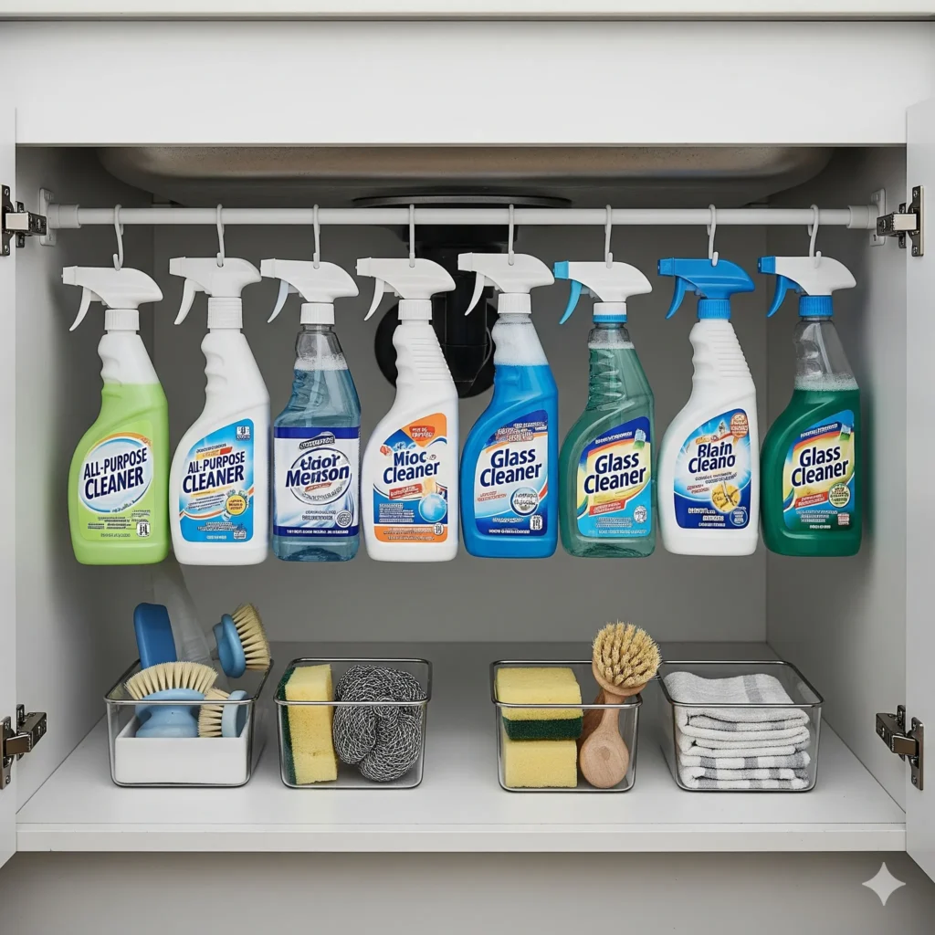 15 Genius Small Kitchen Storage Ideas To Transform Your Space under sink storage