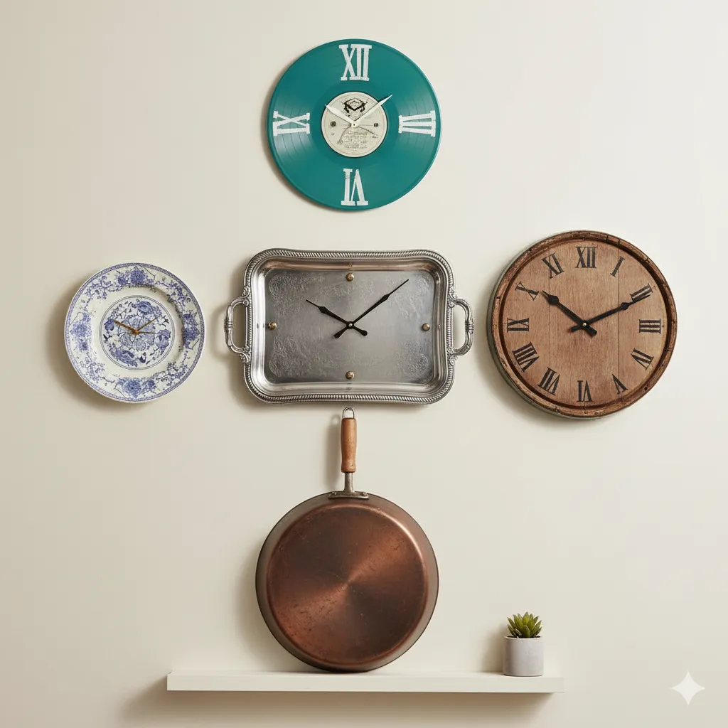 16 DIY Wall Art Ideas Made from Thrifted Materials (Budget-Friendly DIY Decor) upcycled wall art