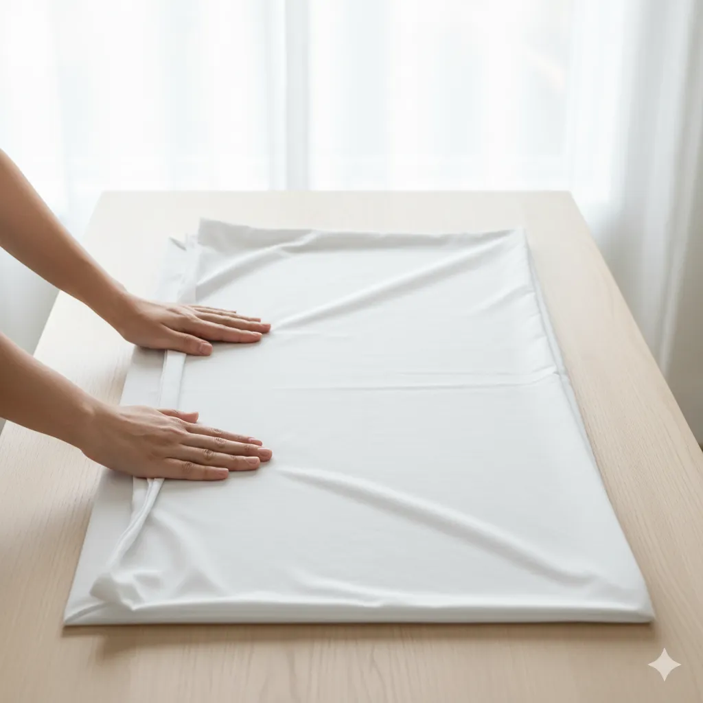 How to Fold a Fitted Sheet: The Ultimate Organization Hack fold fitted sheets easy