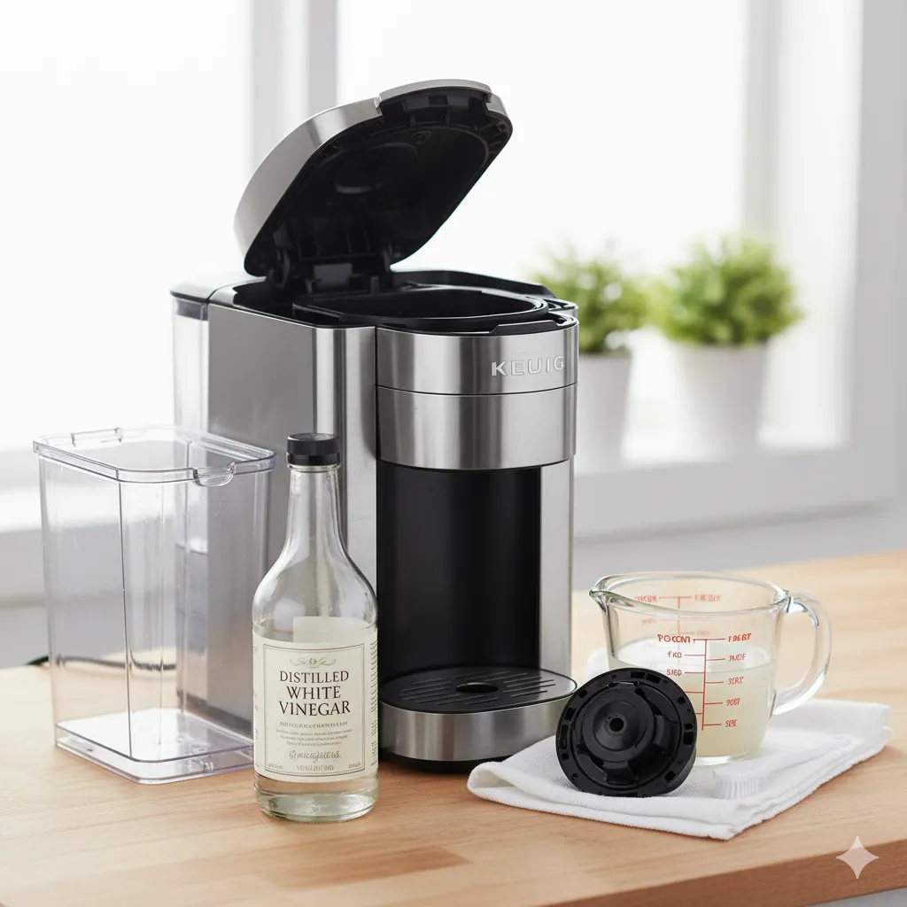 How to Clean a Keurig With Vinegar: Say Hello to Great Coffee how to clean your keurig
